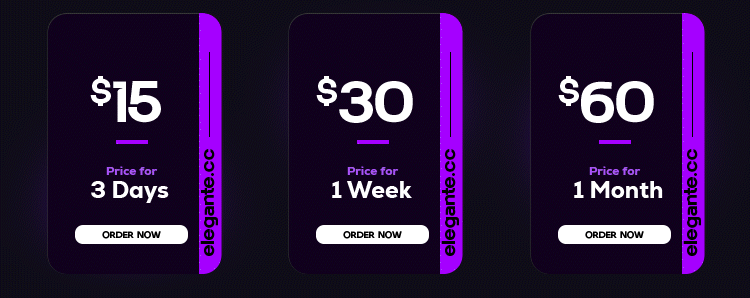 Elegante.cc Theme Preview - Section 5